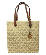 Michael Kors Jet Set Signature North South Tote in Beige, Camel & Luggage - NWT - $119.95