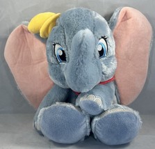 Disney Store Big Feet Dumbo Gray Sitting Elephant Plush Stuffed Animal Toy - £13.11 GBP