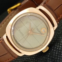 Date @ 1 Vintage Fortis Trueline Winding Swiss Mens Watch 621a-a413480-6 - £118.03 GBP