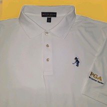 Peter Millar Mens Summer Comfort Golf Polo Sz XL White PGA Metropolitan ... - $18.91