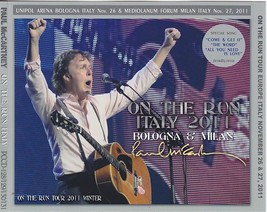 Paul McCartney - On The Run Italy 2011 ( 4CD SET )( Piccadilly Circus ) ( Bologn - £42.35 GBP