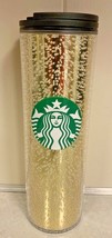 New Starbucks Holiday 2020 16oz Gold Multi Bubble Hot Tumbler Cup Christmas - £23.73 GBP