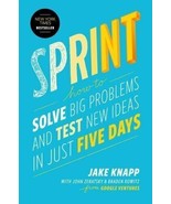 Sprint: How to Solve Big Problems and Test New Ideas in Just Five Days ,... - £16.50 GBP