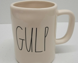 Rae Dunn by Magenta &quot;GULP&quot; Farmhouse Coffee or Tea Mug, Ivory - £6.14 GBP