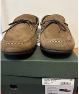 NEW Barbour Jenson Driving Deck Boat Russet Leather Loafers Shoes Size 10 - $88.11