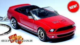 Rare Key Chain Red Ford Mustang GT500 Shelby Convertible Custom Limited Edition - $48.98