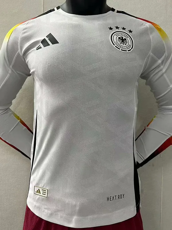 24-25 Germany Home Long Sleeve Player Version Soccer Jersey - £78.55 GBP