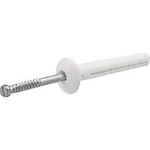 Hillman 370558 Truss Head Nylon Anchor, Silver/White,Silver / White - $31.33