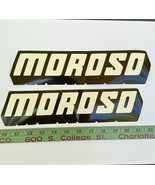 2 NASCAR Stock Car Moroso Auto Racing Vinyl Decal Charlotte NASCAR shop ... - $18.32