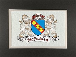 McFadden Irish Coat of Arms Print - Frameable 9&quot; x 12&quot; - $24.00