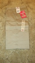 Dickies Girl's Jr Flat Front Bermuda Short Sz 1 Stretch Fabric Uniform Pnt 29x13 - $12.82