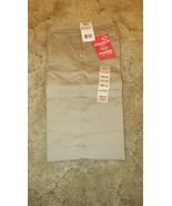 Dickies Girl&#39;s Jr Flat Front Bermuda Short Sz 1 Stretch Fabric Uniform P... - $17.58 CAD