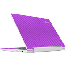 LidStyles Carbon Fiber Laptop Skin Protector Decal Lenovo 11e Chromebook image 7