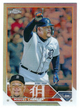 2023 Topps Chrome #164 Miguel Cabrera Detroit Tigers Refractor - £1.83 GBP