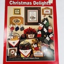 Christmas Delights Counted Cross Stitch Pattern Book Happy Holidays Joy ... - £10.19 GBP