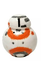 RARE &quot;hand painted&quot; Star Wars BB8 Droid Ceramic Coin Bank Money box - £9.72 GBP
