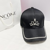 Rhinestone Crown Cap Women&#39;s Light Luxury Baseball Cap Face Small Shade Sun Hat - £13.01 GBP