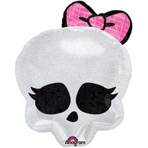 Monster High Skull Mylar Foil Balloon Super Sized 27 Inches Birthday Par... - $4.75