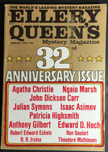 Ellery Queen&#39;s Mystery Magazine March 1973 32nd Anniversary Issue - Chri... - £5.56 GBP