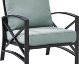 Crosley Furniture KO60007BZ-MI Kaplan Outdoor Metal Arm Chair, Oiled Bro... - $416.99