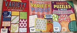 Mixed Lot of 3 Kappa Variety Puzzles & More Jumbo Special Puzzles Books 2020/21 - $27.31 CAD
