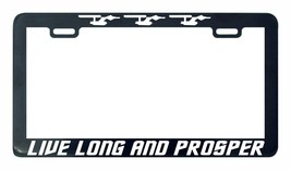 Live long and prosper license plate frame holder Trek Trekkie Star 2 - £5.51 GBP