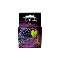 Trustex Grape Flavored Condoms 3Pk - $3.35
