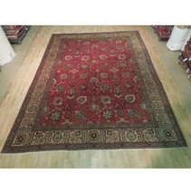 Vintage 10x13 Hand Knotted Semi-Antique Mahal Rug B-73874 - £2,301.50 GBP