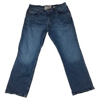 ARIAT M4 Low Rise Bootcut Jeans Men&#39;s 37 x 30 Blue Denim Western Rodeo C... - £31.51 GBP
