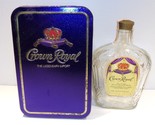 Crown Royal Empty Bottle &amp; Tin Decorative 750 ml Whisky Bottle - $22.48