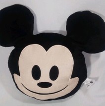 Disney Mickey Mouse Emoji Plush Smiley Face Happy Pillow 2016 Just Play 12&quot; - $23.00