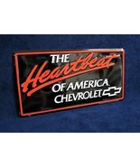 CHEVROLET - Heartbeat -*US MADE*- Embossed Metal License Plate Car Auto ... - £9.79 GBP