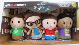 Hallmark Itty Bittys WB The Big Bang Theory 4-Piece Plush Collector Set  - £25.82 GBP