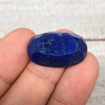 4.9g,24mmx15mmx8mm High-Grade Natural Oval Facetted Lapis Lazuli Cabochon,CP183 - £6.49 GBP