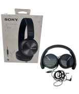 SONY MDR-ZX310AP Wired On Ear Headphones w/Mic - Black OPEN BOX - $20.92 CAD