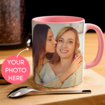 Personalized Mug Custom Text Photo Name Gift Coffee Happy Day Ceramic 11oz Cup - £14.23 GBP+
