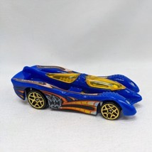 Hot Wheel 1994 Mattel Power Pistons Batman Symbol Blue Yellow - $8.01