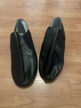 Women&#39;s Dance Ballet Flats Shoes with Split Soles Black - £25.43 GBP