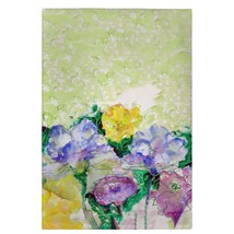 Betsy Drake Watercolor Garden Guest Towel - £27.68 GBP