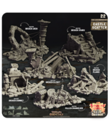 3D Printed Cast n Play Castle Scatter The Lost Castle Terrain Set 28mm 3... - $27.64 CAD+