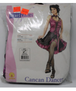 Secret Wishes Cancan Dancer Halloween Costume Adult Size Small Dress Siz... - £22.13 GBP