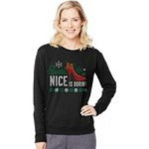 Hanes Women&#39;s Ugly Christmas Sweatshirt S 4-6 - £7.89 GBP