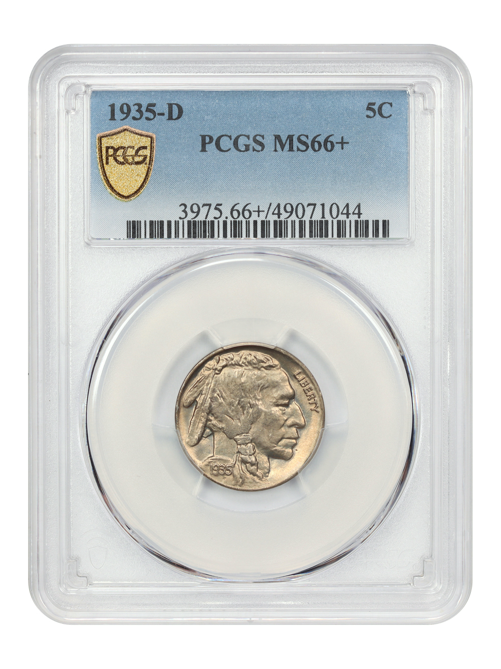 Primary image for 1935-D 5C PCGS MS66+