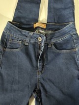 Wax Jeans Butt I Love You Med Dark Blue Size 5 /28” Inseam RN 134352 Str... - $14.01