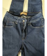 Wax Jeans Butt I Love You Med Dark Blue Size 5 /28” Inseam RN 134352 Stretch Nic - $14.01