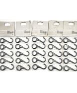 Ikea Fintorp Hooks Lot of 25 Black 2 3/4" Carina Bergs 402.019.02 Hanger... - $42.53