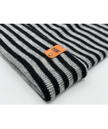 HAAKWEAR Classic RORO Cuffed Beanie / Hat - Black / Gray, Made in USA - $545.55 MXN