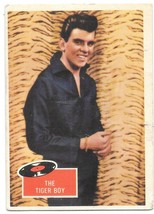 Fabian Rock Music Star Trading Card #14 The Tiger Boy Topps 1959 - £6.17 GBP