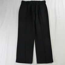 Nike Golf 33 x 30 Black Dri Fit 391965 Pleated Cuffed Dress Pants - $16.99