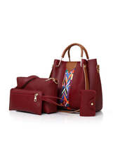 Four-piece mother-in-law bag portable shoulder messenger bag bucket bag - £28.32 GBP